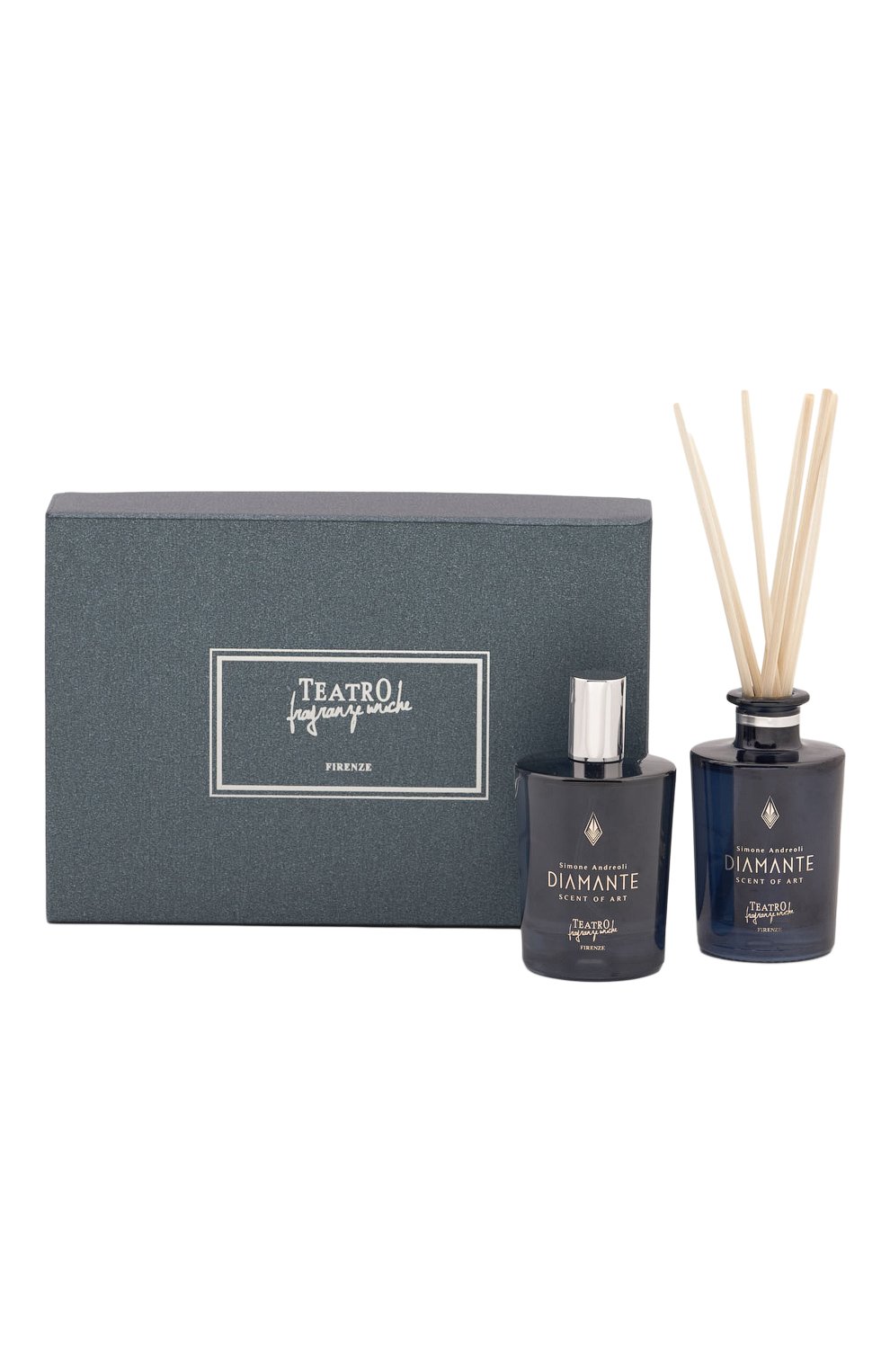 Подарочный набор diamante luxury collection mini sinfonia диффузор + спрей (100+100ml) TEATRO бесцветного цвета по цене 10000 руб., арт. MINISINFS-DITFU, фото 1 Подарочный набор diamante luxury collection mini sinfonia диффузор + спрей (100+100ml) TEATRO, арт. MINISINFS-DITFU, фото 1