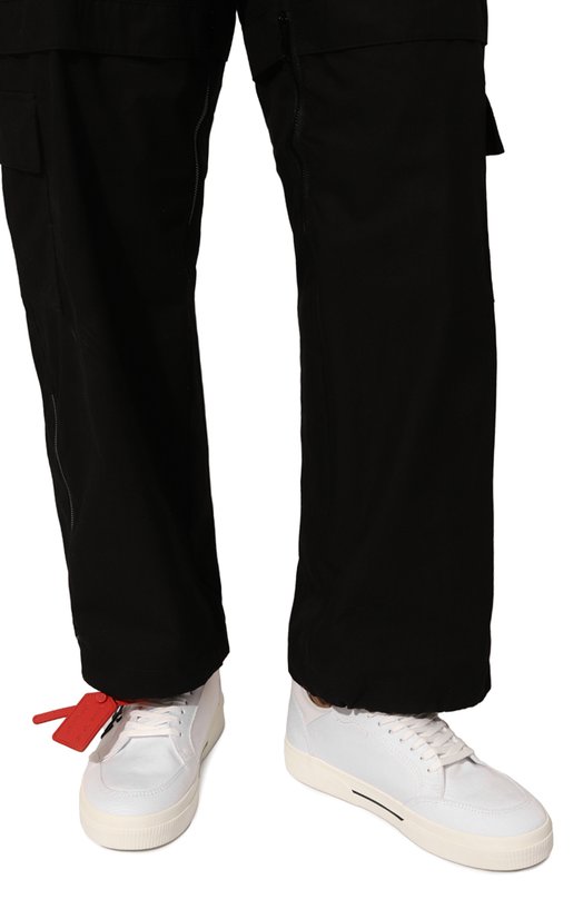 Текстильные кеды New Vulcanized Off-White 0MIA293C99FAB001 Белый  0MIA293C99FAB001 Фото 3