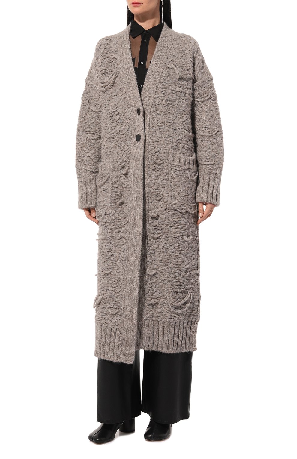 Шерстяной кардиган ISABEL BENENATO, арт. DK65F24, фото 3