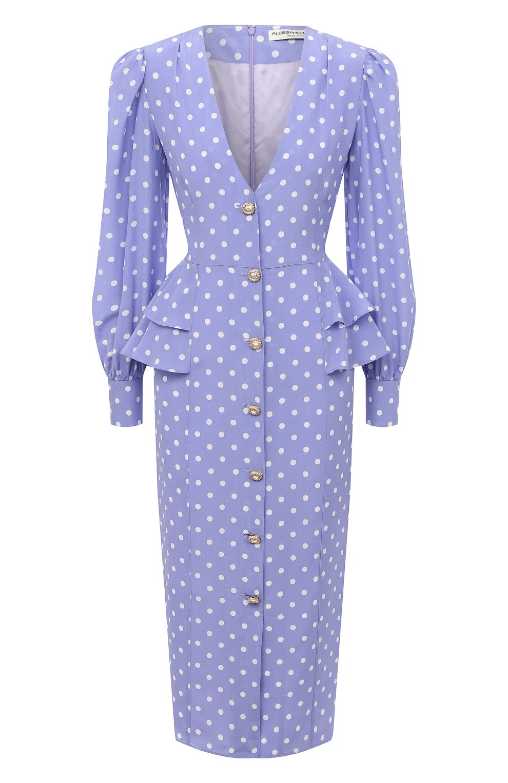 Шелковое платье ALESSANDRA RICH, арт. FAB2222-F2923, фото 1