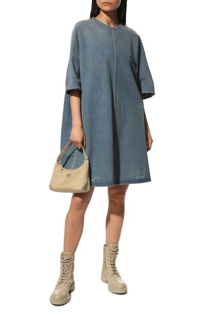 Сумка prada re-edition 2000 PRADA бежевого цвета по цене 92000 руб., арт. 1NE515-RDH0-F0F24, фото 3 Сумка prada re-edition 2000 PRADA, арт. 1NE515-RDH0-F0F24, фото 3