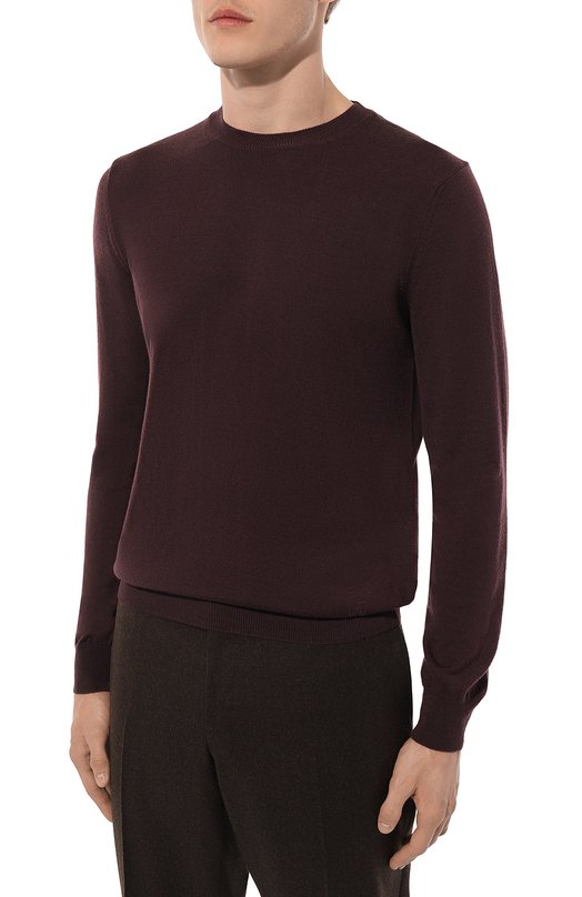 Шерстяной джемпер Corneliani 94M500-9425100 Фиолетовый  94M500-9425100 Фото 3