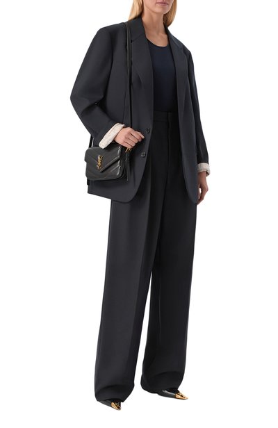 Сумка loulou toy SAINT LAURENT черного цвета по цене 277000 руб., арт. 873156/AAEAX, фото 3 Сумка loulou toy SAINT LAURENT, арт. 873156/AAEAX, фото 3