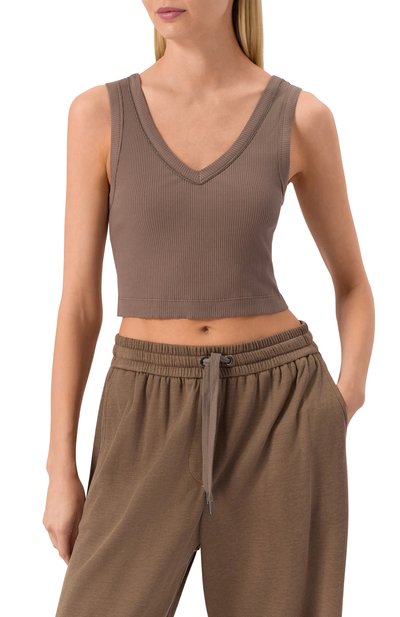 Хлопковая майка BRUNELLO CUCINELLI, арт. MG902FP102, фото 3