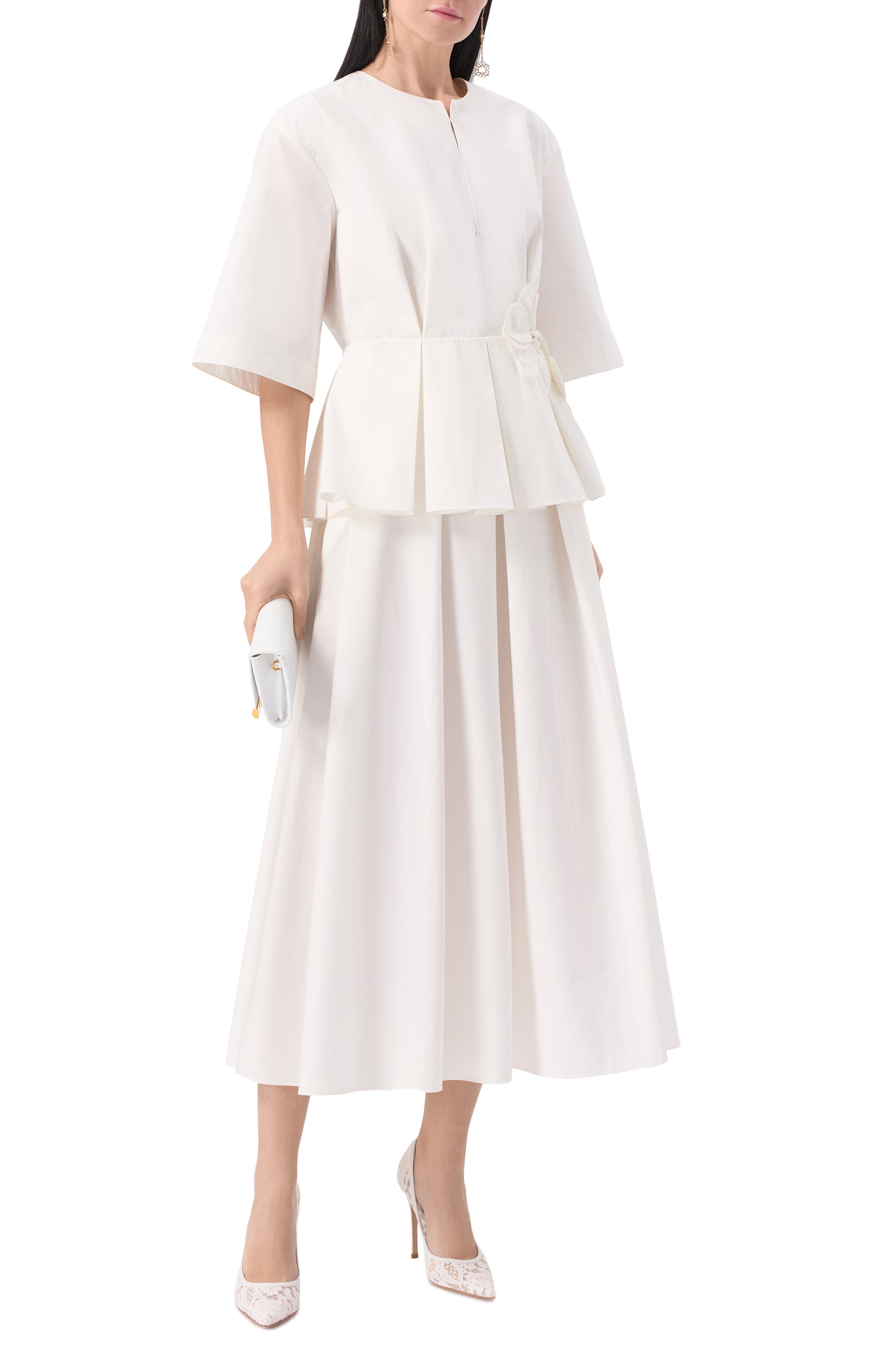 Хлопковая юбка ELIE SAAB, арт. SK109, фото 2