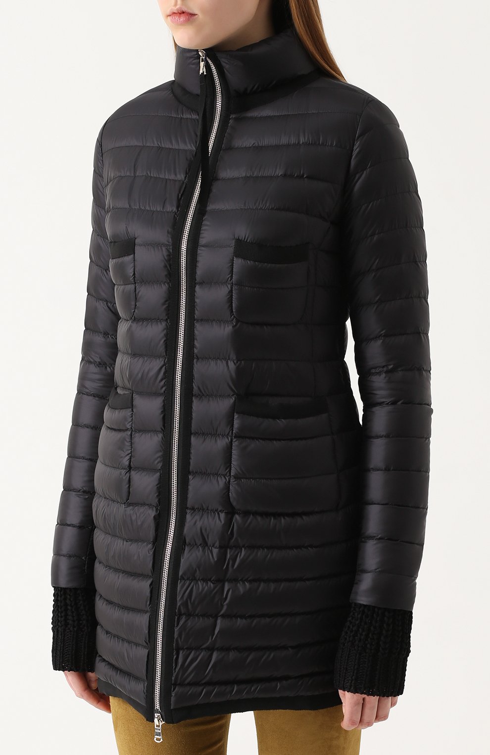 Стеганый п уховик на молнии с накладными карманами MONCLER, арт. C1-093-49853-94-53048, фото 3