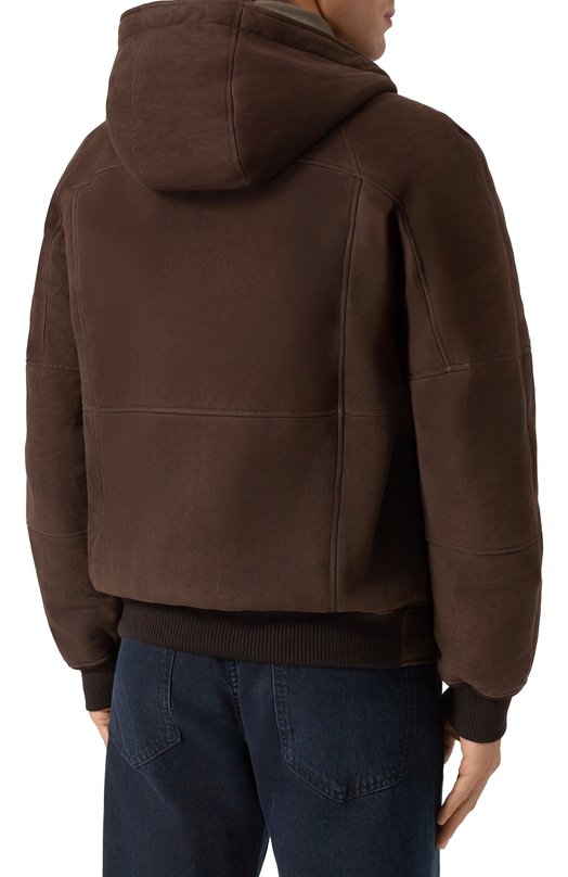 Дубленка из овчины Stefano Ricci M7J5300030/SHEMER Коричневый  M7J5300030/SHEMER Фото 4