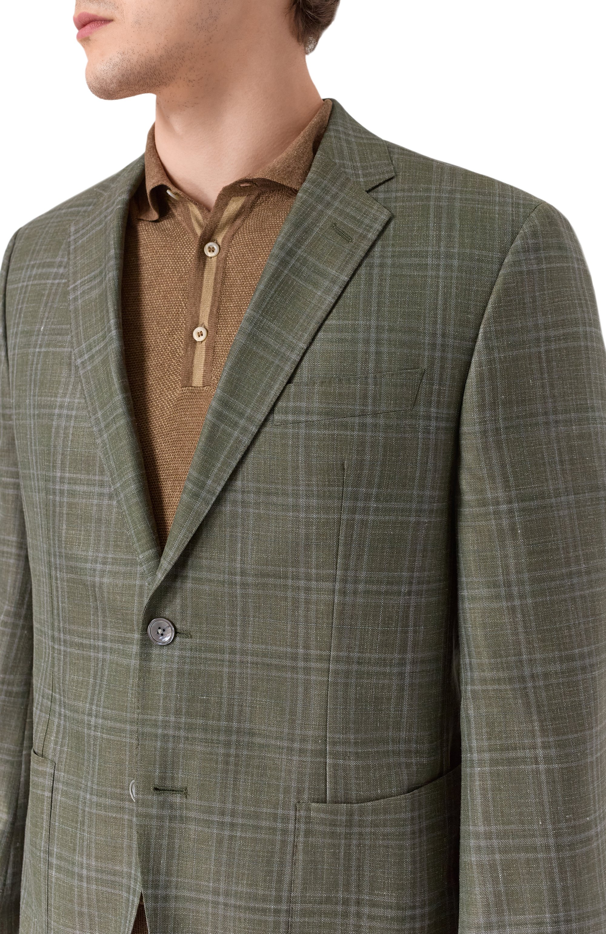 Пиджак из шерсти и шелка BOSS, арт. 50540722, фото 7