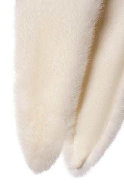 Меховой капюшон из норки MVST, арт. MSC-03-MINK-WHITE, фото 3