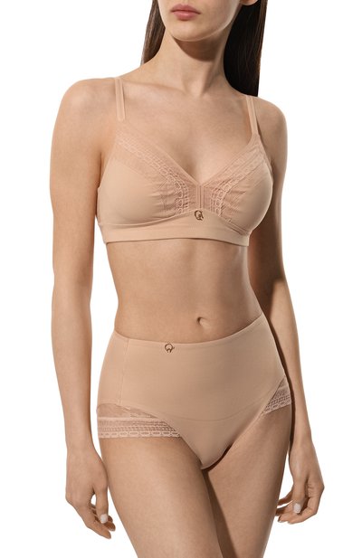 Трусы-кюлоты с завышенной талией CHANTELLE бежевого цвета по цене 7290 руб., арт. C11XC5, фото 2 Трусы-кюлоты с завышенной талией CHANTELLE, арт. C11XC5, фото 2