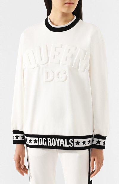 Хлопковый свитшот DOLCE & GABBANA, арт. F9G78T/HU7AL, фото 3