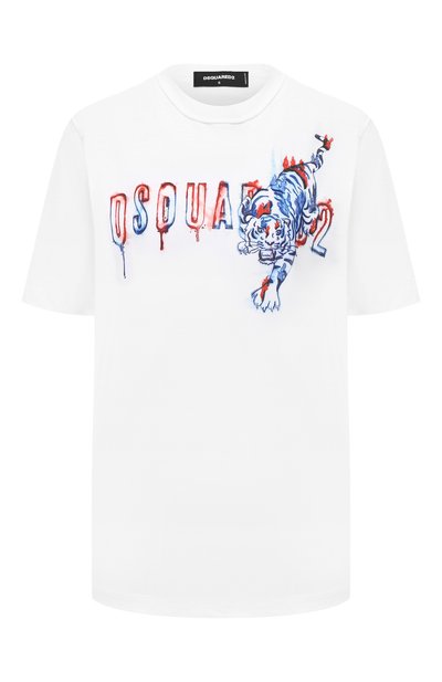 Женская хлопковая футболка DSQUARED2, арт. S75GD0239/S22507