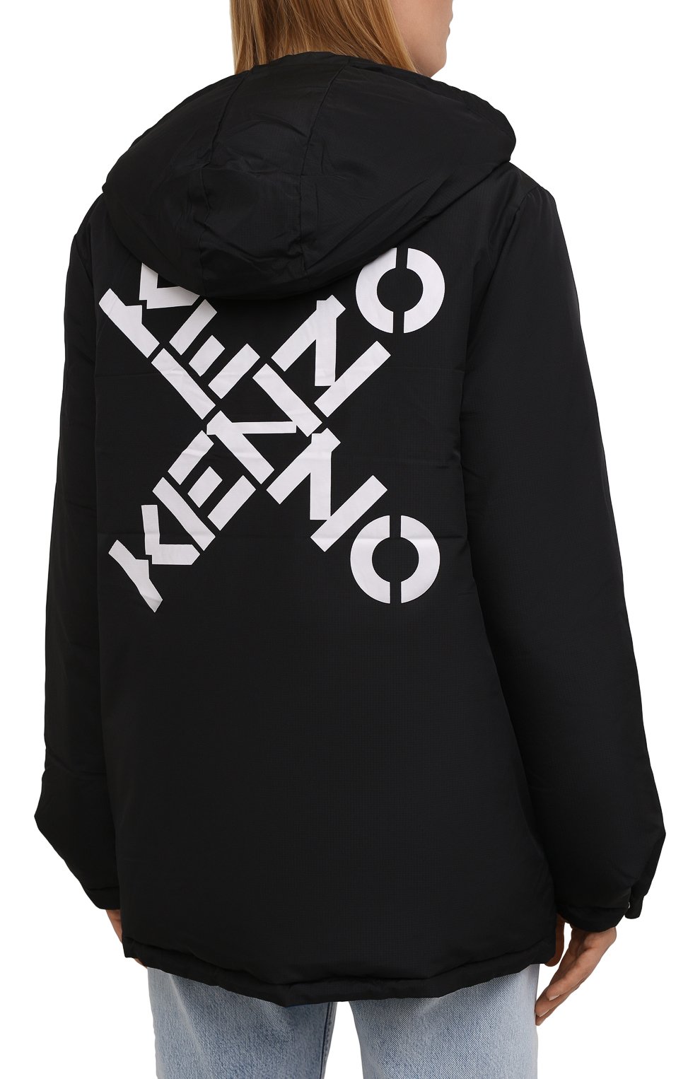 Двусторонний пуховик KENZO черного цвета по цене 55000 руб., арт. FB620U085562, фото 4 Двусторонний пуховик KENZO, арт. FB620U085562, фото 4