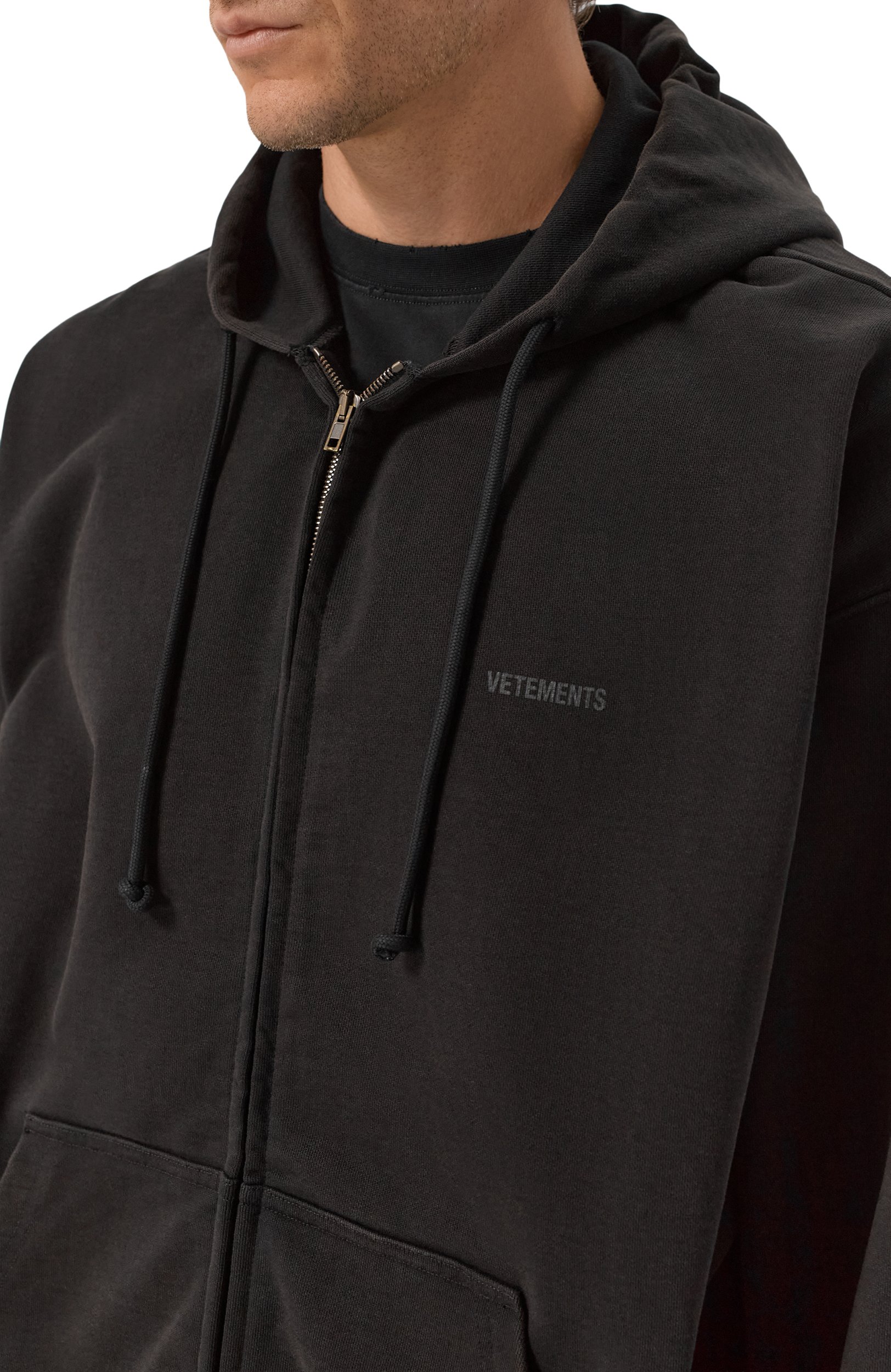 Хлопковая толстовка VETEMENTS, арт. MH27ZU140B, фото 5