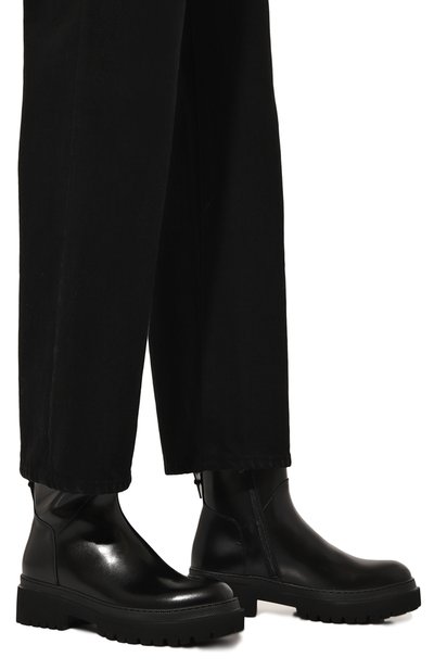 Кожаные ботинки PANTANETTI черного цвета по цене 51450 руб., арт. 18176CM/IBIS, фото 3 Кожаные ботинки PANTANETTI, арт. 18176CM/IBIS, фото 3