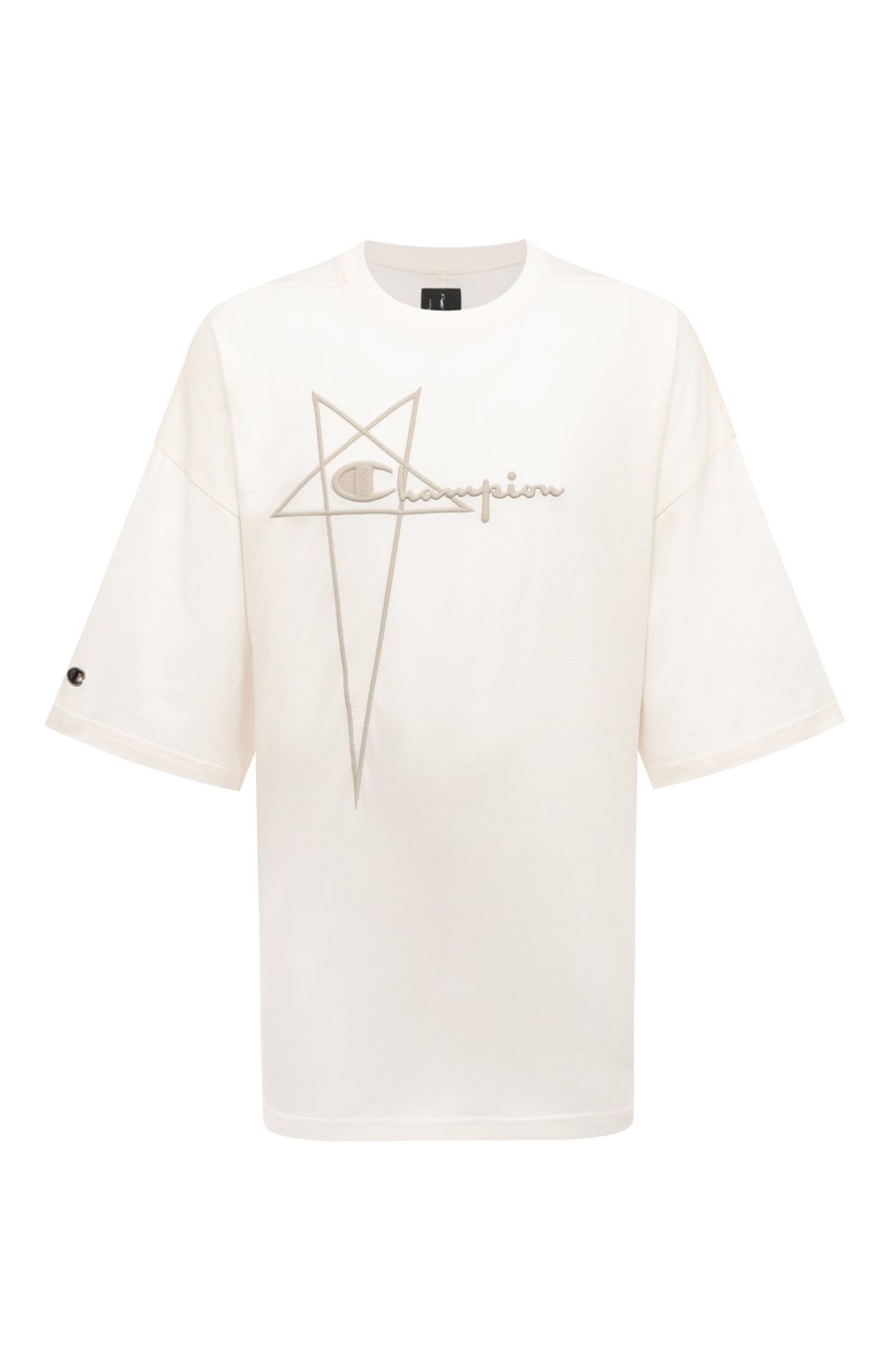 Хлопковая футболка rick owens x champion RICK OWENS, арт. CM02C9229/CHJEG, фото 1