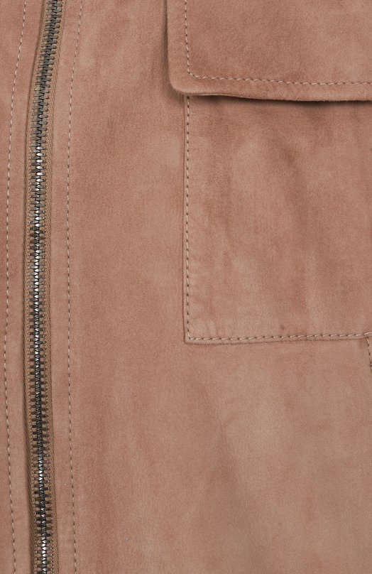 Замшевая куртка Brunello Cucinelli MPCAI7882 Коричневый  MPCAI7882 Фото 6
