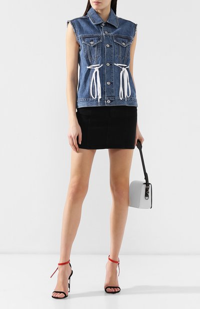 Джинсовый жилет PROENZA SCHOULER, арт. WL1919074-DC028, фото 2