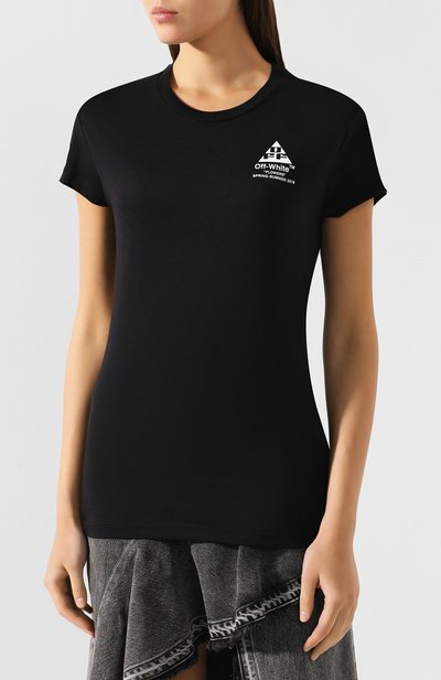 Футболка с логотипом бренда OFF-WHITE, арт. 0WAA040R19B980431001, фото 3