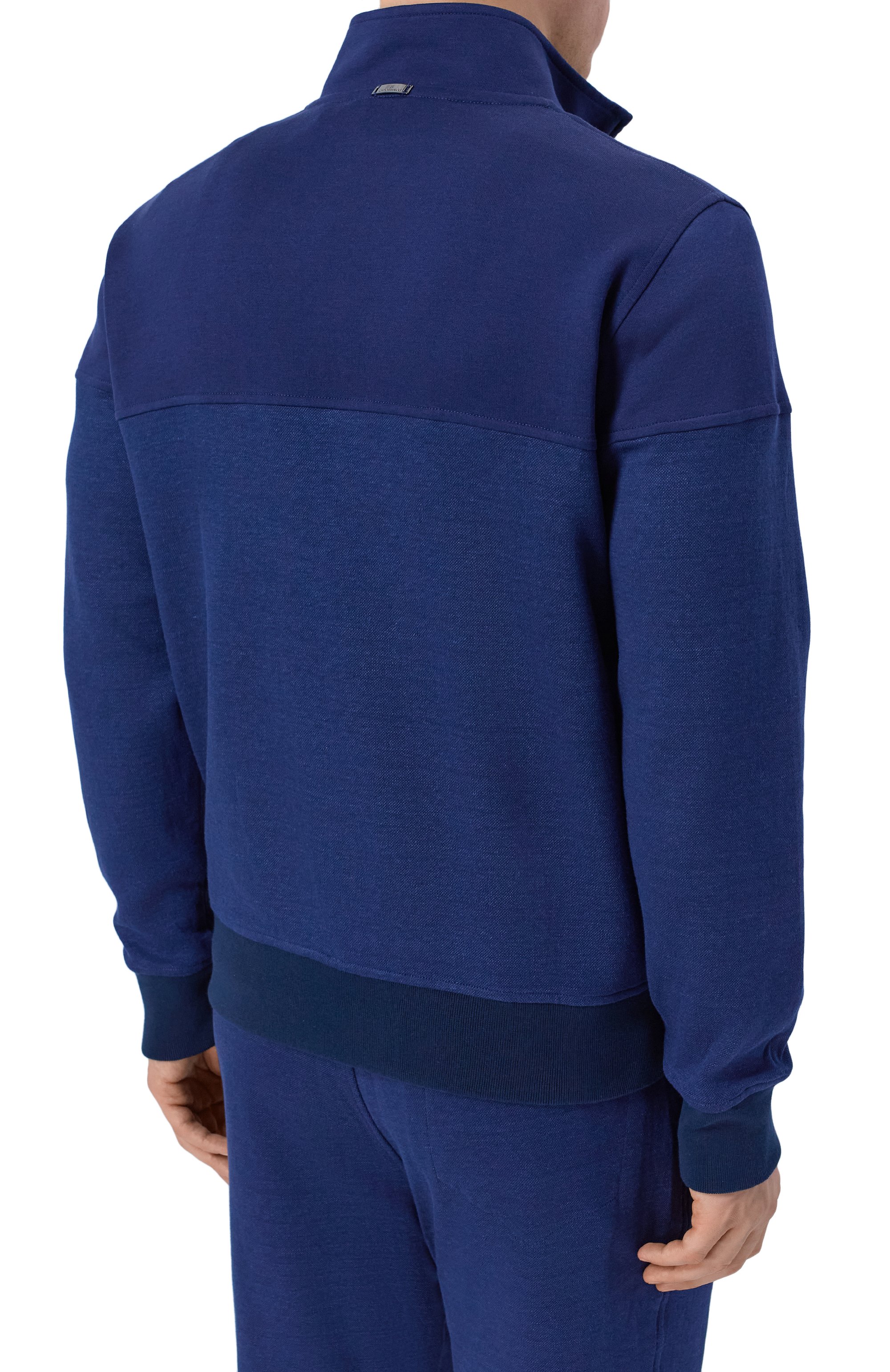 Толстовка из хлопка и льна CAPOBIANCO, арт. 20M453.DH00., фото 4