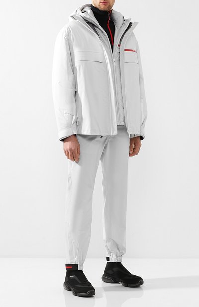 Джоггеры prada linea rossa PRADA, арт. SPG43-1SYD-F0K74, фото 2