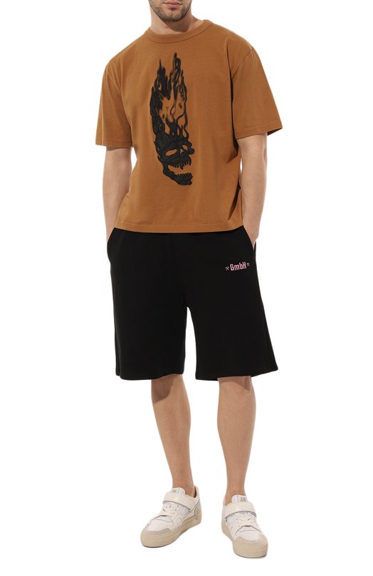 Хлопковые шорты GmbH Чёрный, фото 2