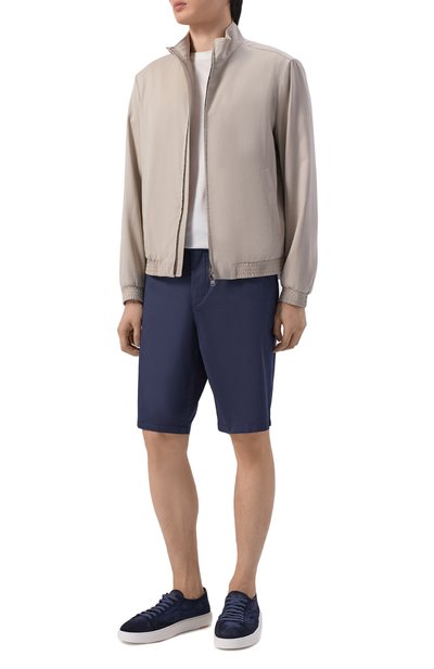 Хлопковые шорты BOGNER темно-синего цвета по цене 21800 руб., арт. 18158964, фото 2 Хлопковые шорты BOGNER, арт. 18158964, фото 2