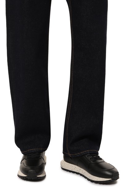 Кожаные кроссовки EMPORIO ARMANI, арт. X4X639/XD382, фото 3