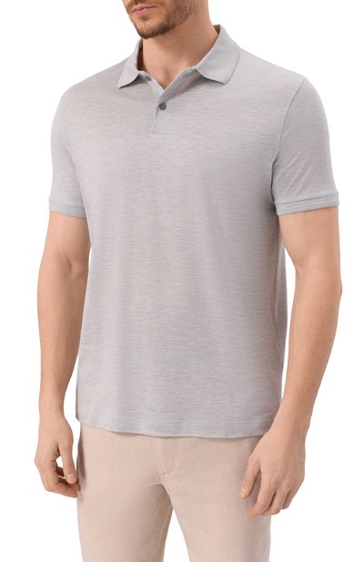 Поло из шелка и хлопка PAUL&SHARK, арт. 25411208, фото 3