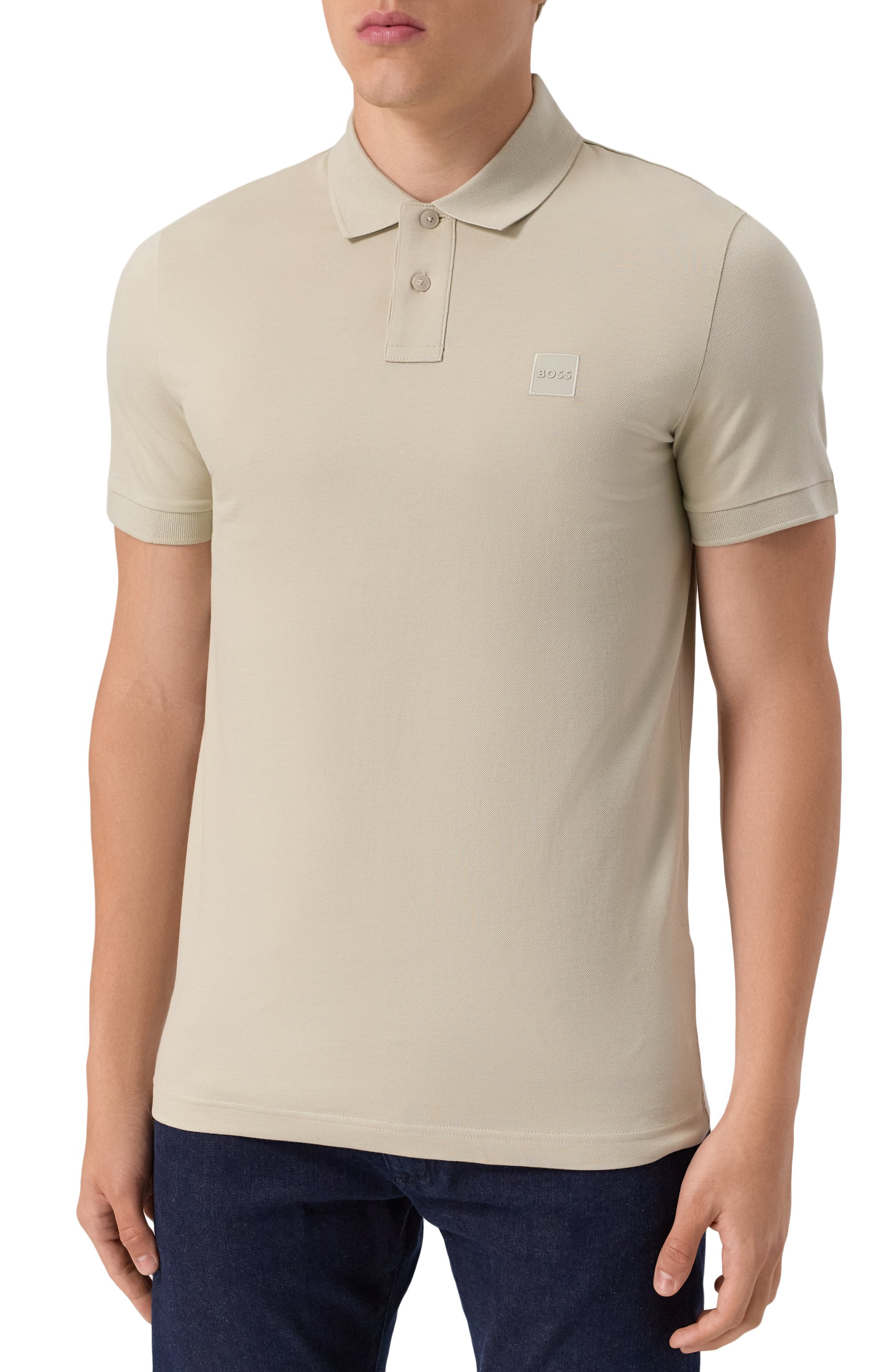 Хлопковое поло BOSS ORANGE, арт. 50507803, фото 3