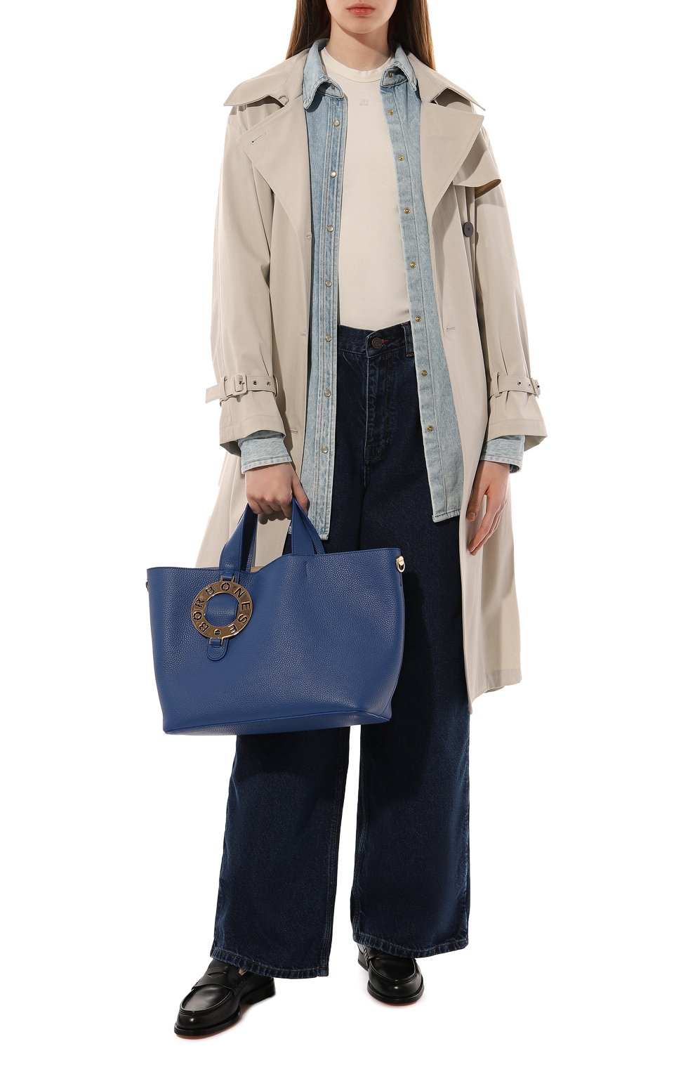 Сумка-тоут 011 medium BORBONESE, арт. 924095, фото 8