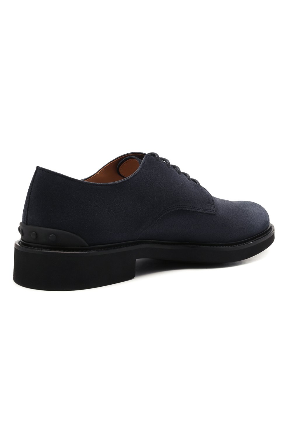 Замшевые дерби TOD’S темно-синего цвета по цене 61600 руб., арт. XXM06H00C20RE0, фото 4 Замшевые дерби TOD’S, арт. XXM06H00C20RE0, фото 4