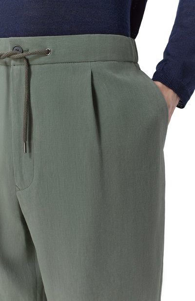 Льняные брюки GIORGIO ARMANI, арт. GM001625/TE10954, фото 5