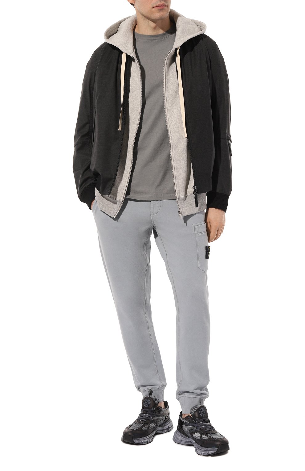 Хлопковые джоггеры STONE ISLAND, арт. 751564520, фото 2