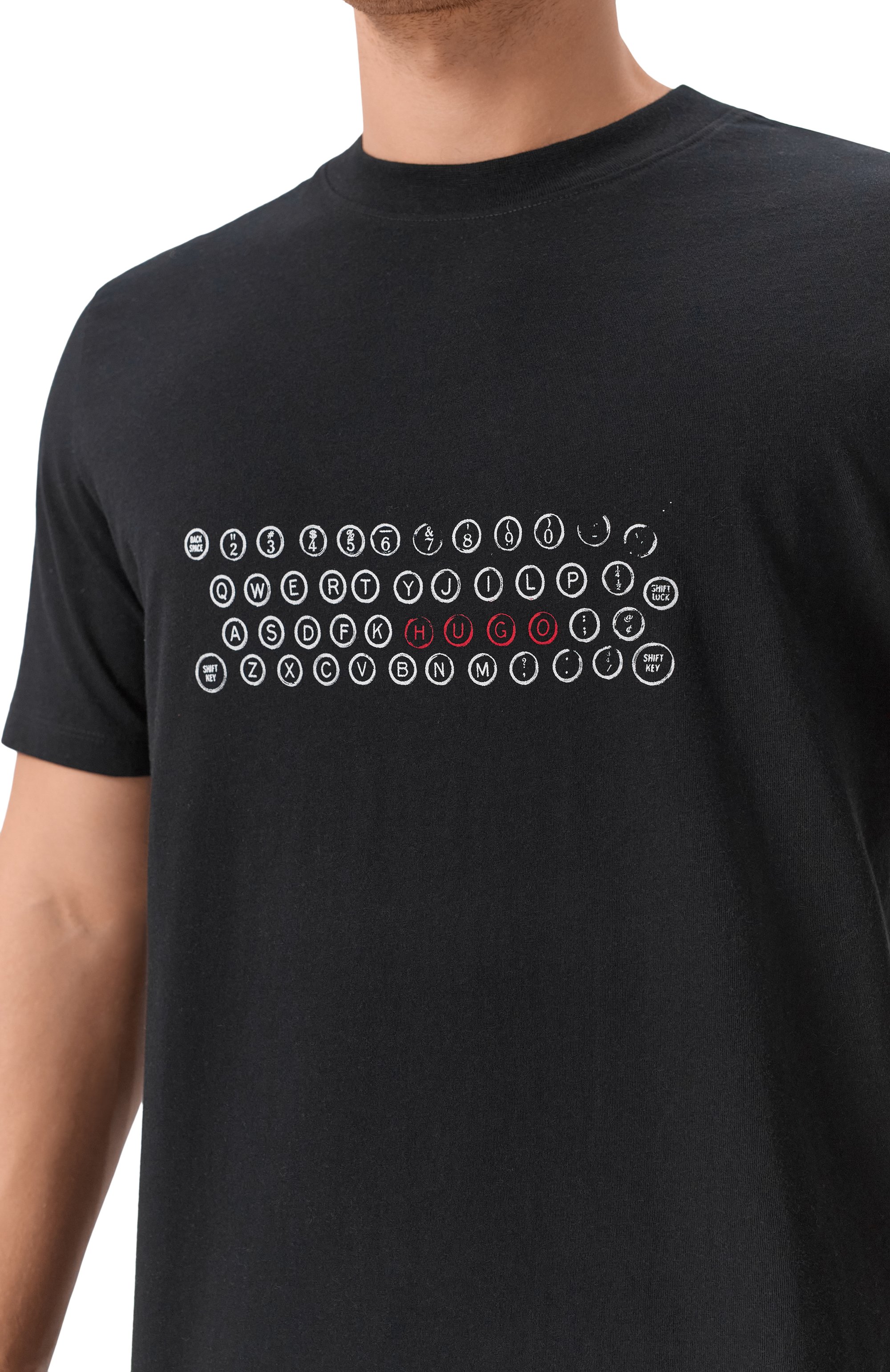 Хлопковая футболка HUGO, арт. 50553755, фото 5