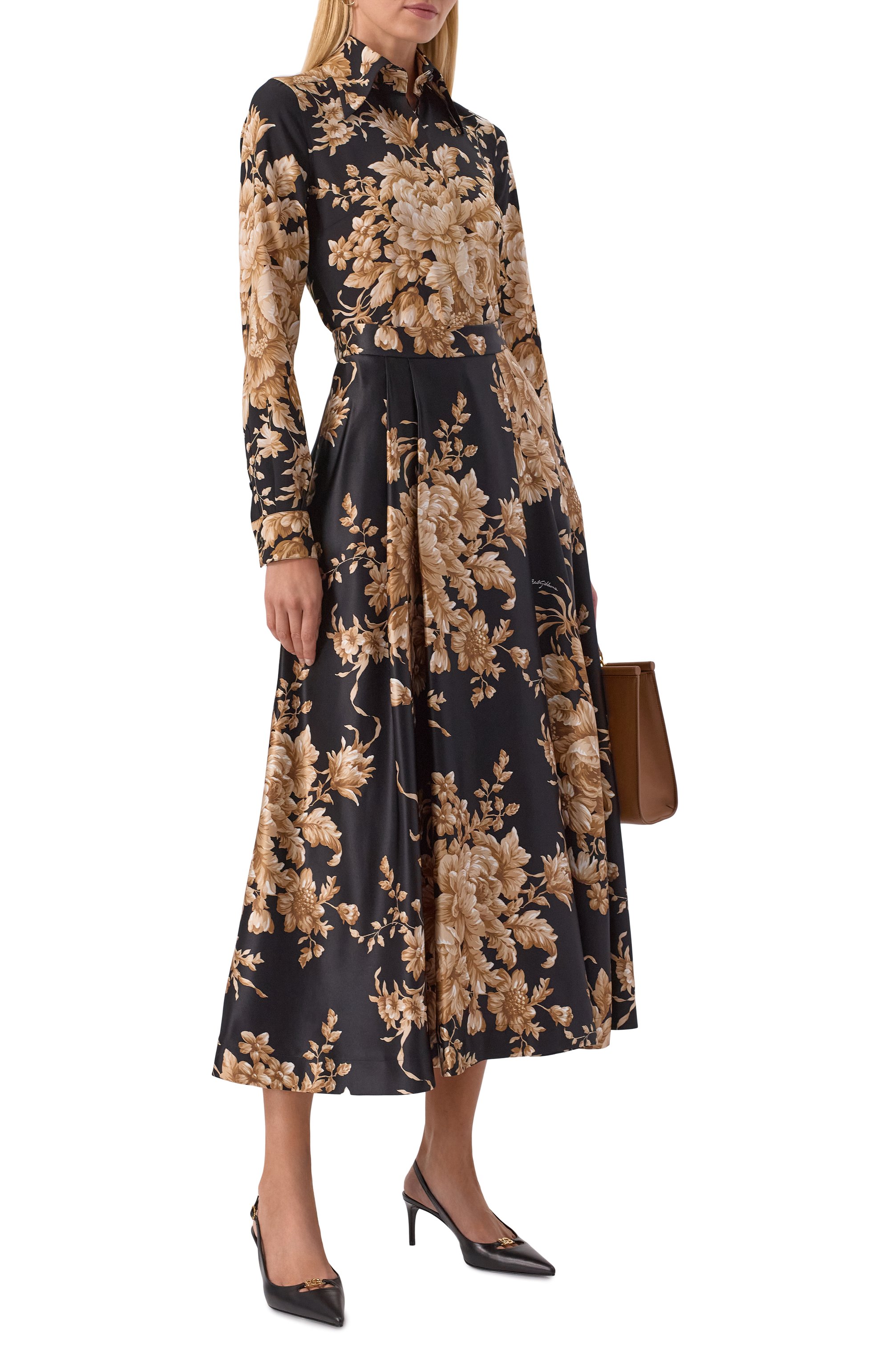 Шелковая юбка DOLCE & GABBANA, арт. F4C6VT/IS1ZU, фото 2