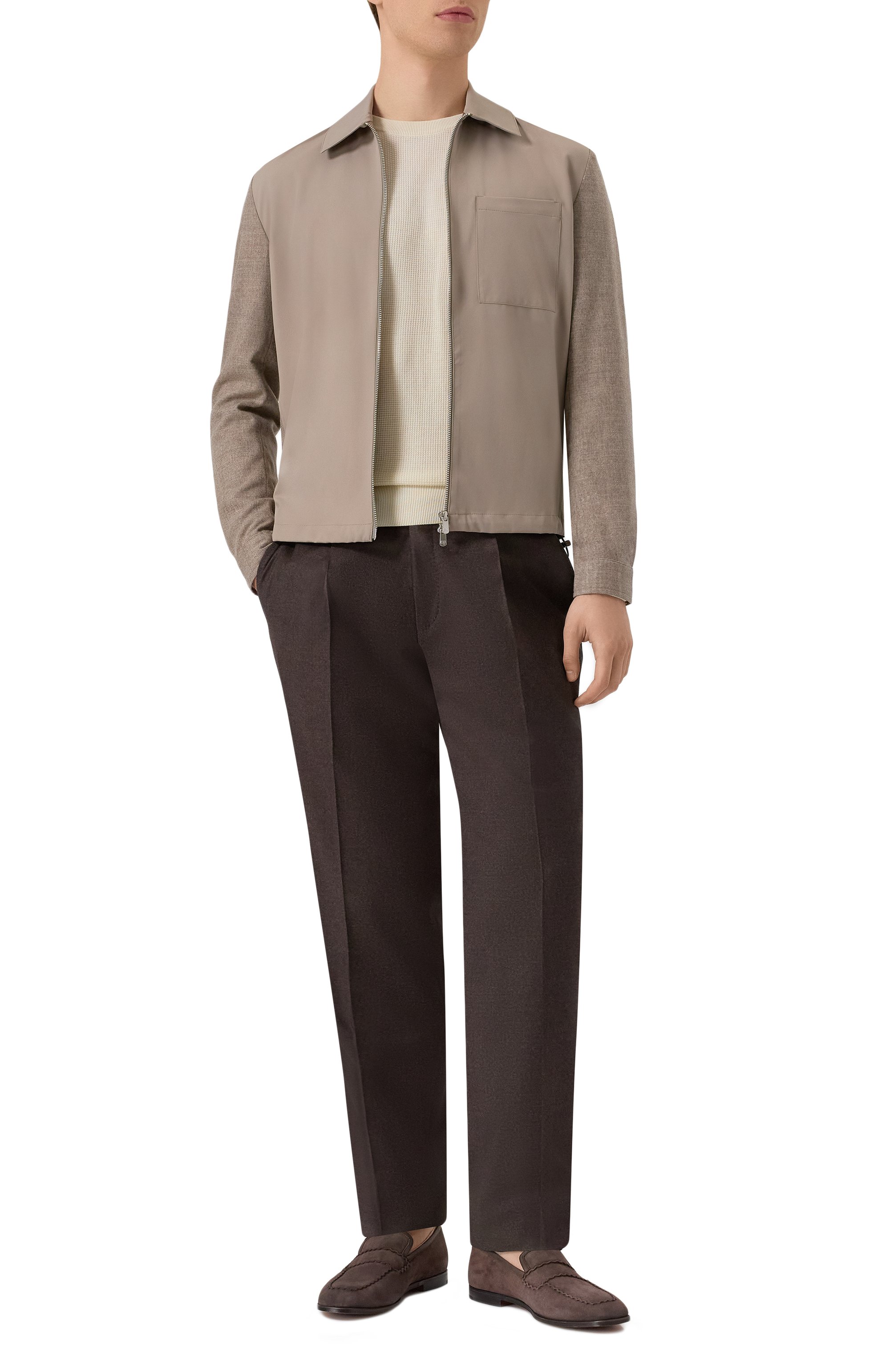 Шерстяные брюки CORNELIANI, арт. 265B03-2618581, фото 2