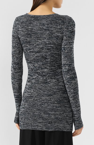 Хлопковый пуловер BOTTEGA VENETA синего цвета по цене 84350 руб., арт. 564801/VF2X0, фото 4 Хлопковый пуловер BOTTEGA VENETA, арт. 564801/VF2X0, фото 4
