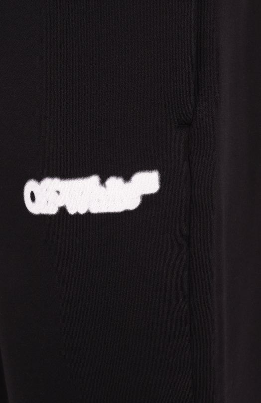 Хлопковые шорты Off-White 0MCI013S25FLE003 Чёрный  0MCI013S25FLE003 Фото 6