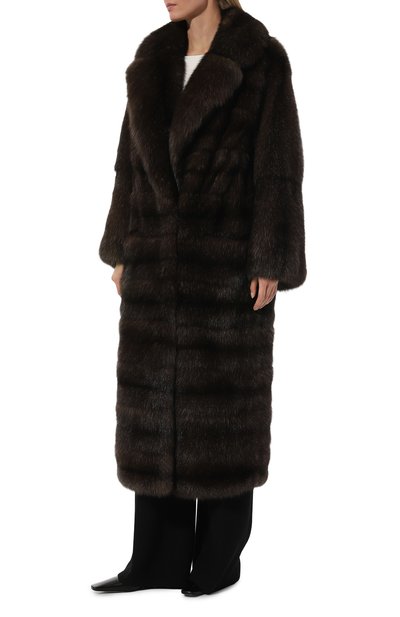 Шуба из меха соболя JULIA DILUA, арт. 2022-0001, фото 3