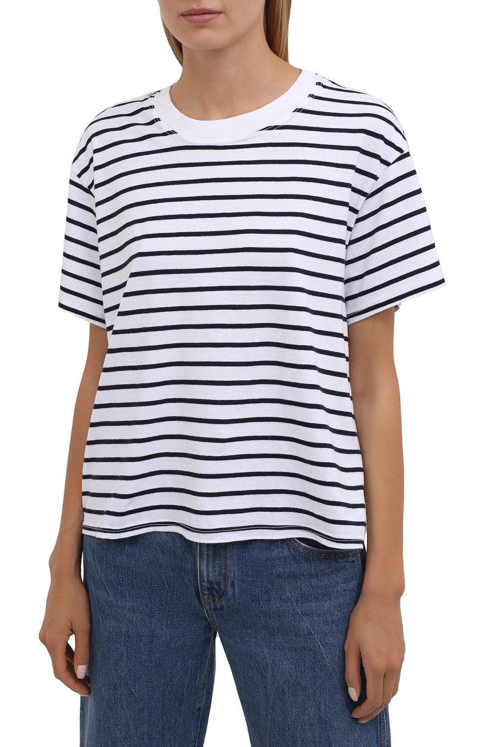 Хлопковая футболка ELECTRIC AND ROSE, арт. LFTP22-STRIPE, фото 3