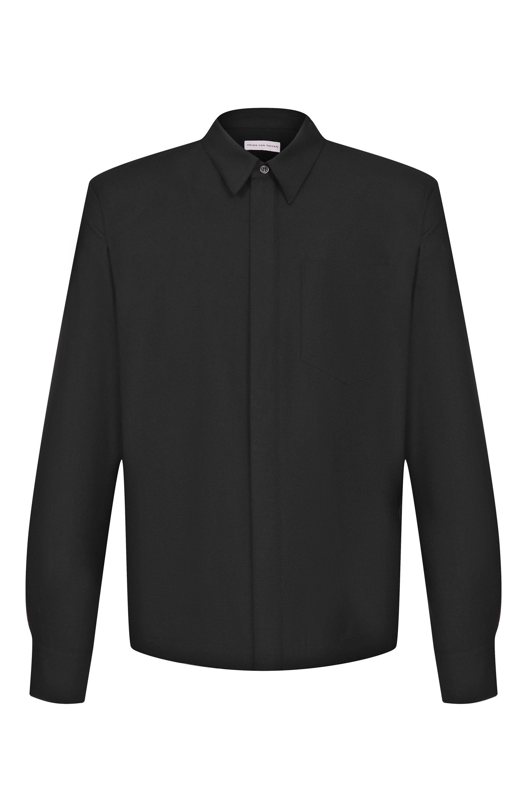 Шерстяная рубашка DRIES VAN NOTEN, арт. 251-020708-1310, фото 1