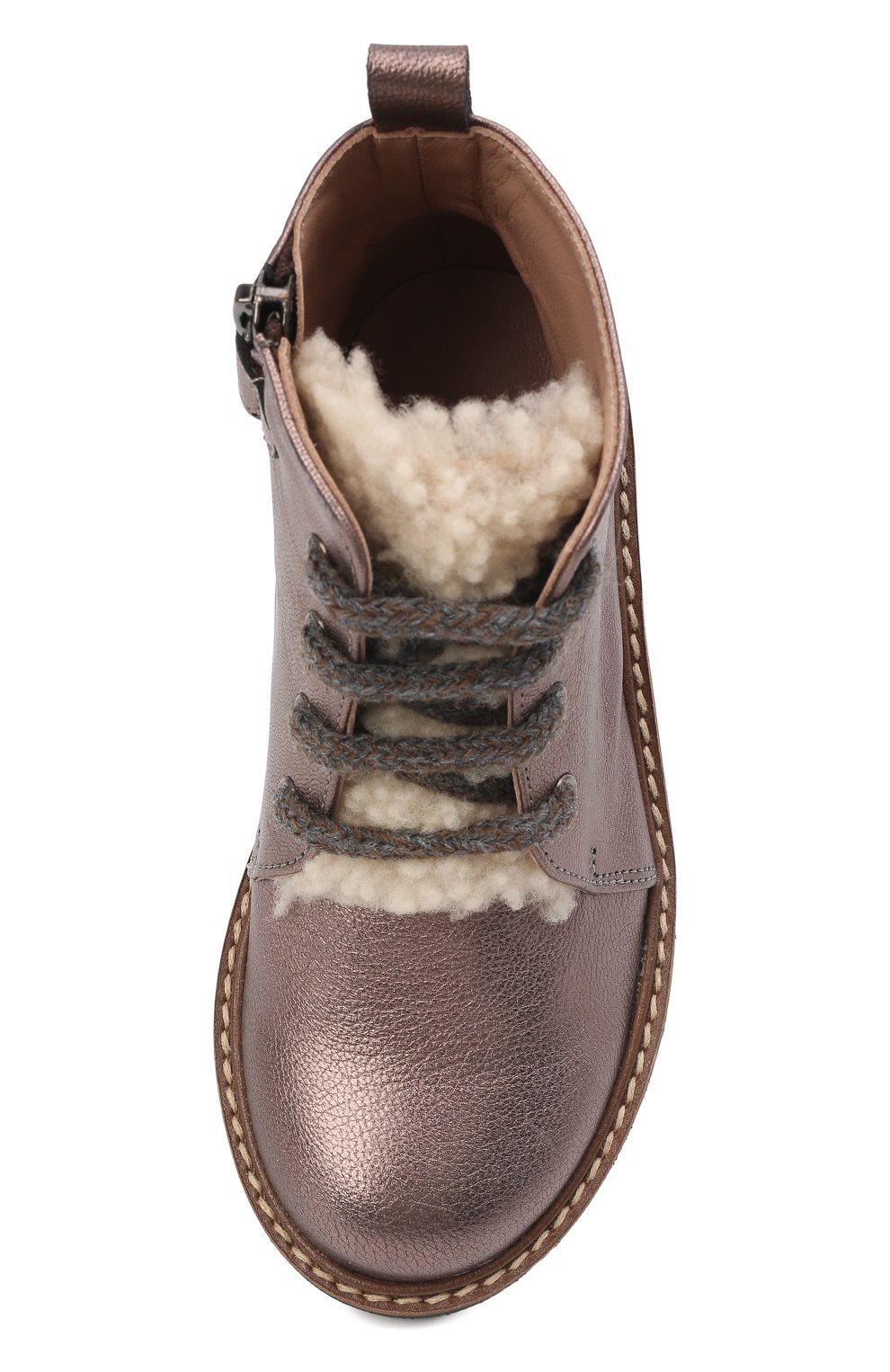 Кожаные ботинки BONPOINT, арт. H20EFALP(094)_824040, фото 4