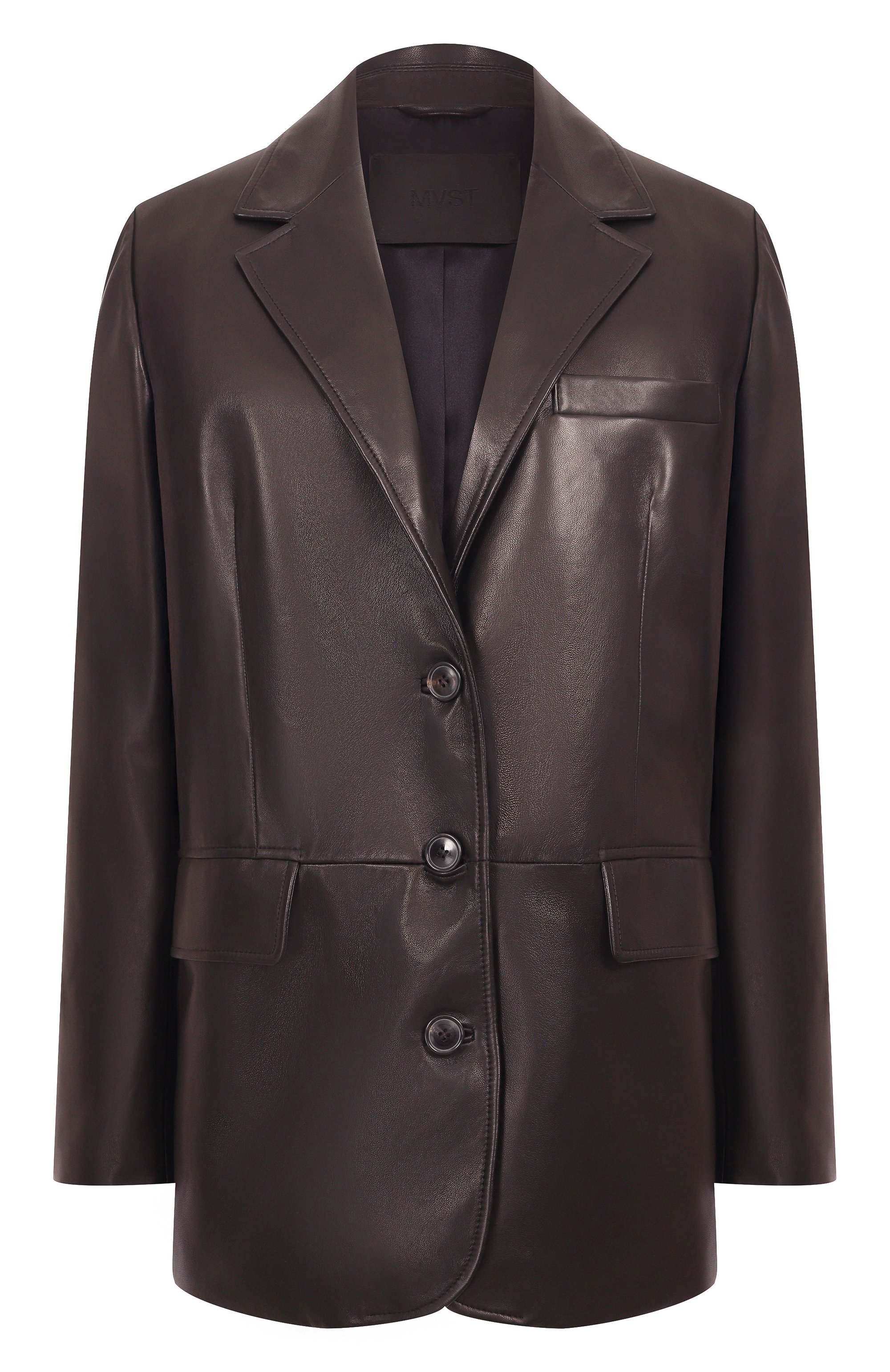 Кожаный жакет MVST, арт. M25.1PW.L009/NAPPA CREAM, �фото 1