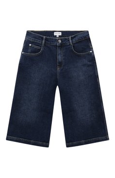 Детские джинсовые шорты MARC JACOBS (THE) темно-синего цвета, арт. W60189/12A+ | Фото 1 (Нос: Не проставлено; Материал сплава: Проставлено; Материал внешний: Хлопок, Деним; Кросс-КТ: Деним; Ростовка одежда: 13 - 15 лет | 158 см)