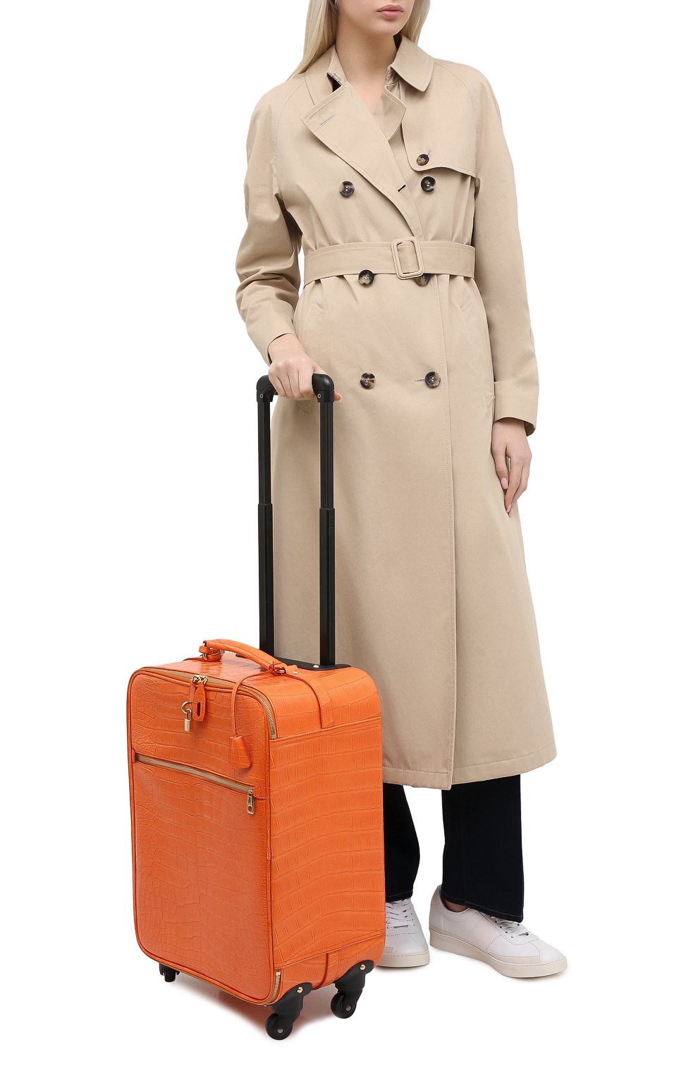 Чемодан из кожи крокодила DOLCE & GABBANA, арт. BB6202/B247C, фото 2