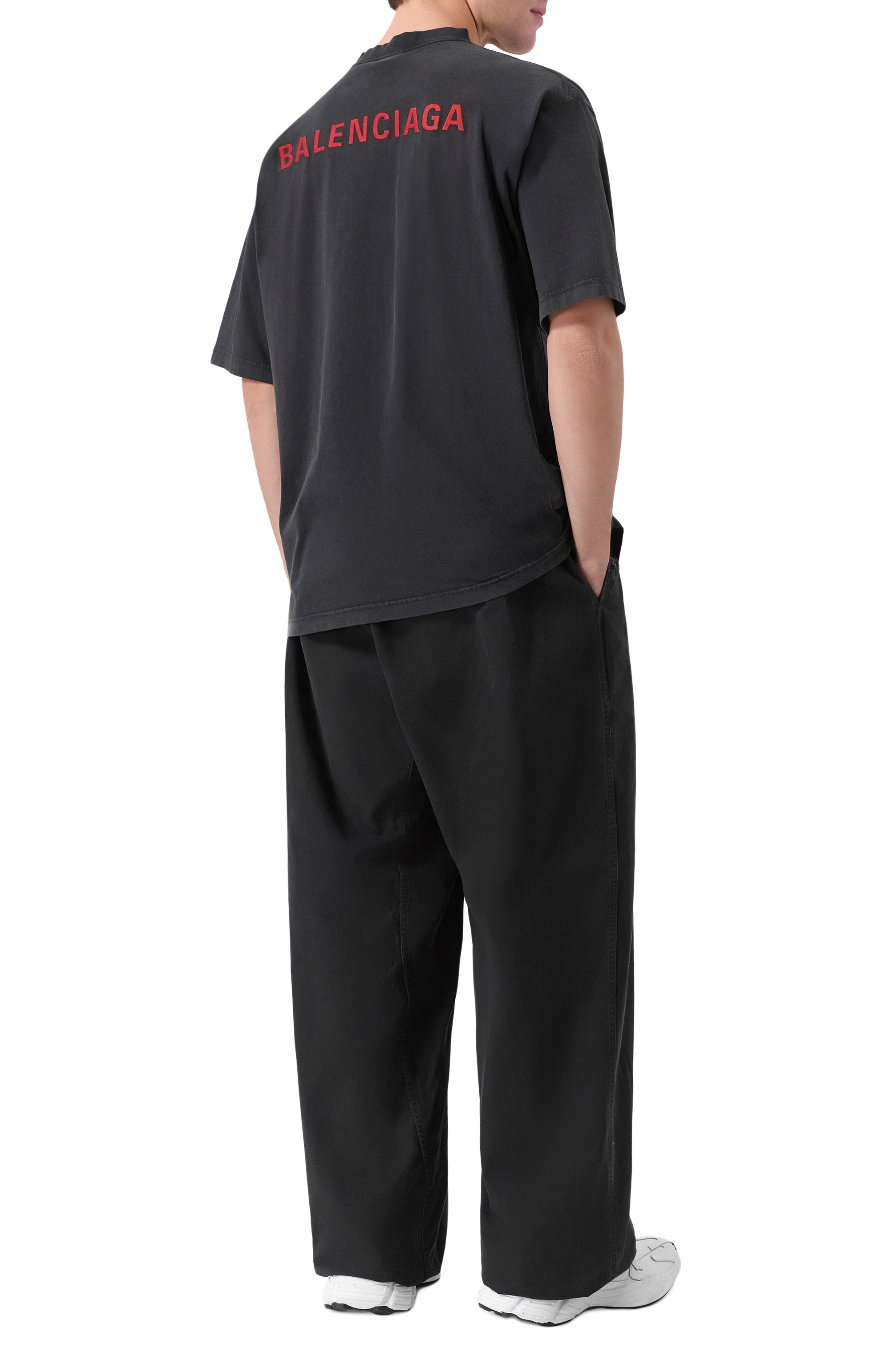 Хлопковая футболка BALENCIAGA, арт. 764235/TTVJ1, фото 2