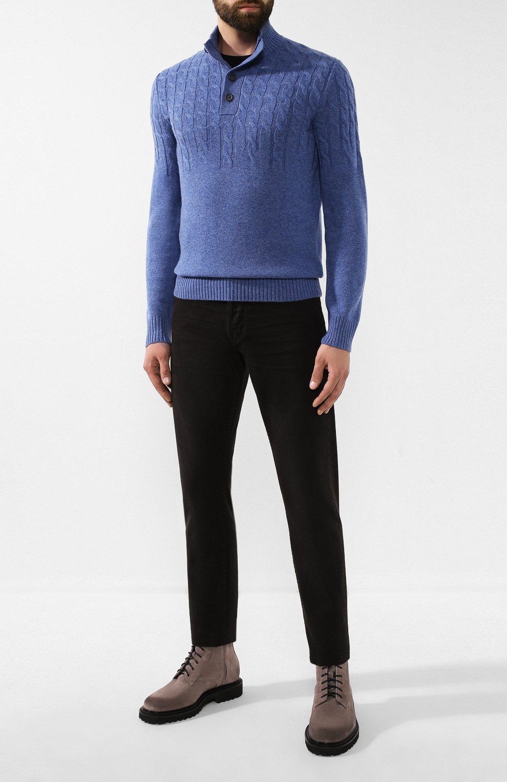 Кашемировый свитер FIORONI, арт. M19002C1, фото 2