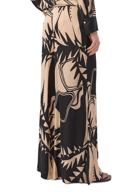 Брюки из вискозы POUPETTE ST BARTH бежевого цвета по цене 47300 руб., арт. WL3R26QVS0SK, фото 4 Брюки из вискозы POUPETTE ST BARTH, арт. WL3R26QVS0SK, фото 4