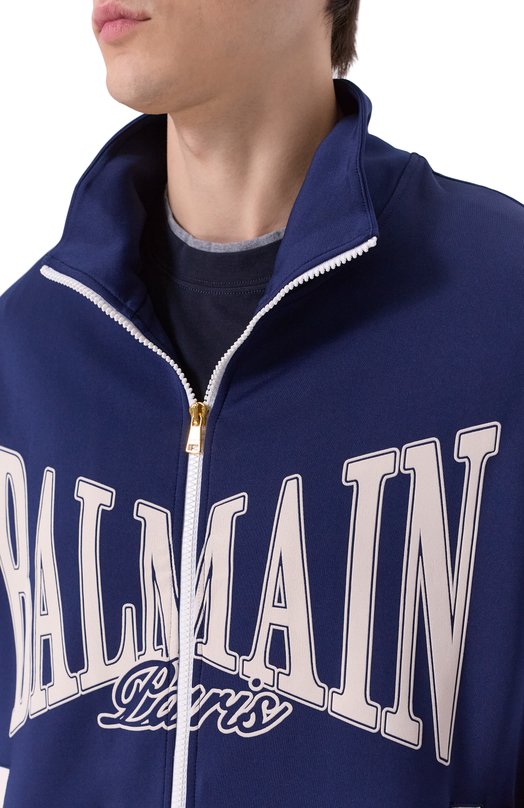 Толстовка Balmain FH0TFA85/BD29 Синий  FH0TFA85/BD29 Фото 5